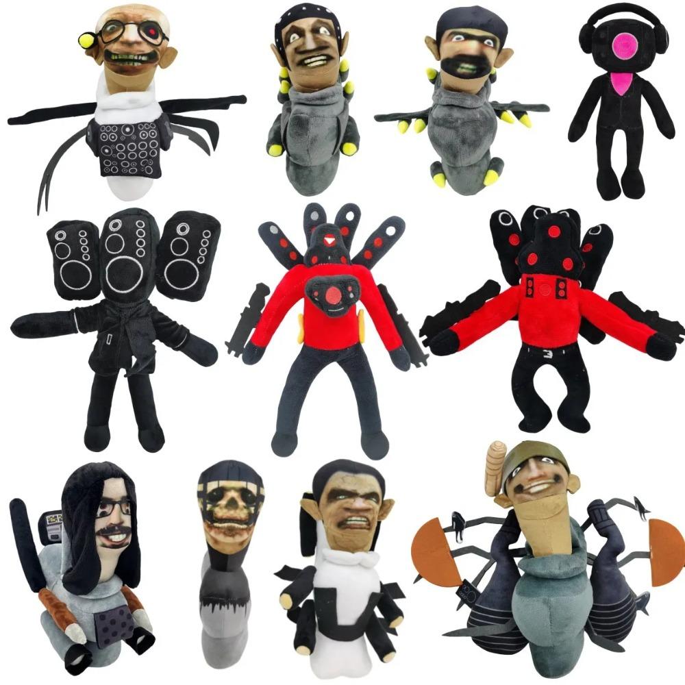 Skibidi Toilet Bosses Titan TV Man Cameraman Peluche per Fan e Amici Bellissimi Animali di Peluche Bambola Regalo di Natale