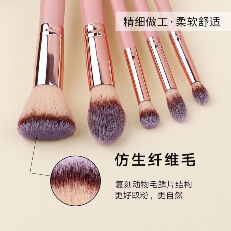 24pcs Wood Handle Makeup Brush Set Synthetic Soft Bristles Powder Eyeshadow Contour Full Cosmetic Brushes