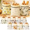Cotton Beeswax Bread Bags 43x33 Beeswax Coated Bags New Sourdough Bread Bag  for Baking