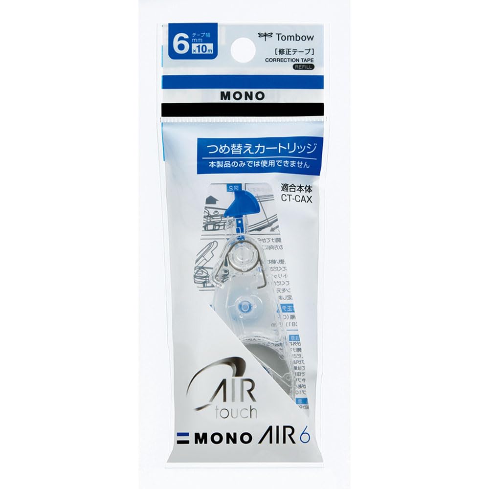 

Tombow Mono Air Корректирующая лента Сменный картридж 6 мм Покупка CT-CAR6 [Оптом 10]