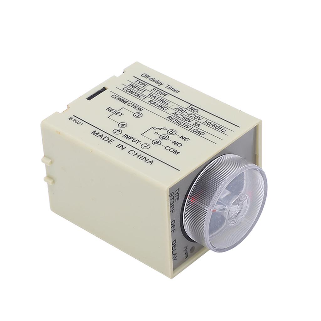 BERM Power Off Delay Relay Knob Control Timing Timer High Accuracy AC200?220V ST3PF