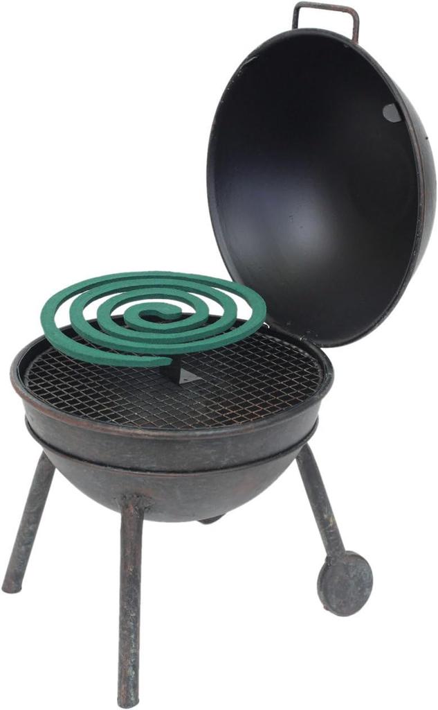Murataya Sangyo Mosquito Coil Holder, Barbecue Mosquito, Approx. 20 X 16 X 13.5 Cm, Brown, 4901