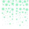 3D Snowflake Static Stickers Fluorescent Window Sticker New Snowflake Decoration  Christmas
