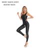 Body da Fitness Scintillante da Donna con Canotta e Leggings 9/10