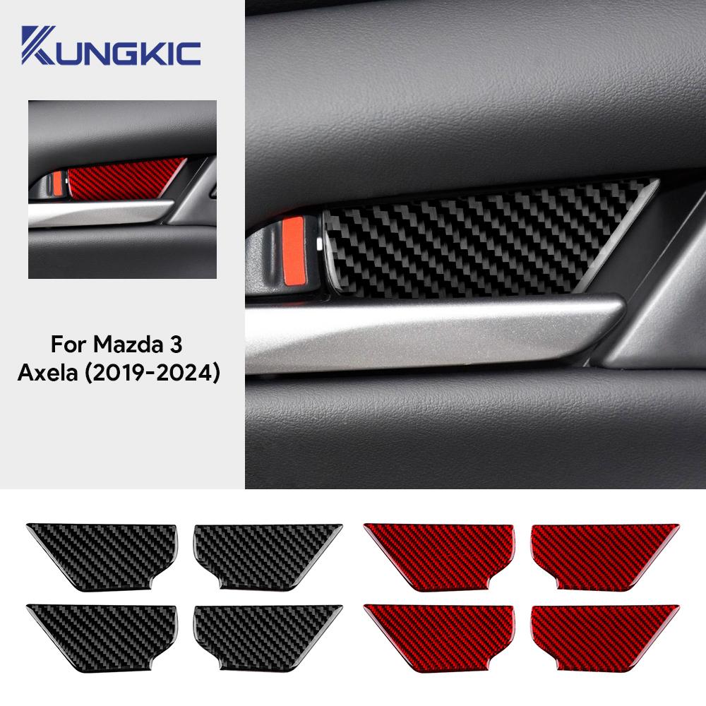 Carbon Fiber Style Interior Sticker for Mazda 3 2019-2025/CX-30 2020-2025 LHD RHD Interior Panel