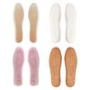 1 Pair Thick Winter Shoe Insoles Fleece Lined Anti-slip Shoe Insert Warm Cold Weather Shoe Liner Sweat-wicking Breathable Foot Cushion