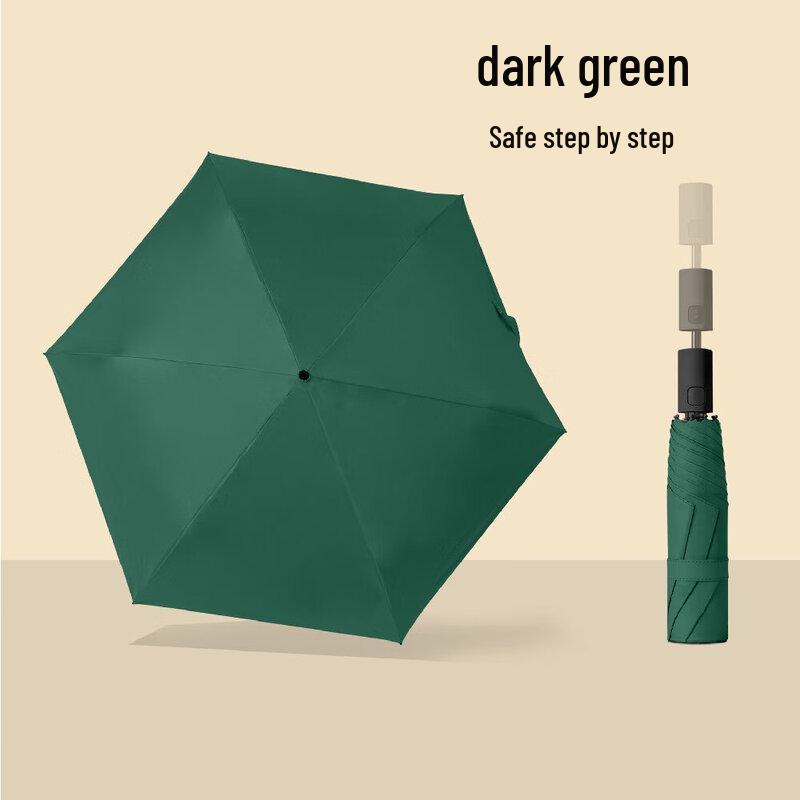 YICAI Ultra-Light Manual Five-Fold Sun/Rain Umbrella