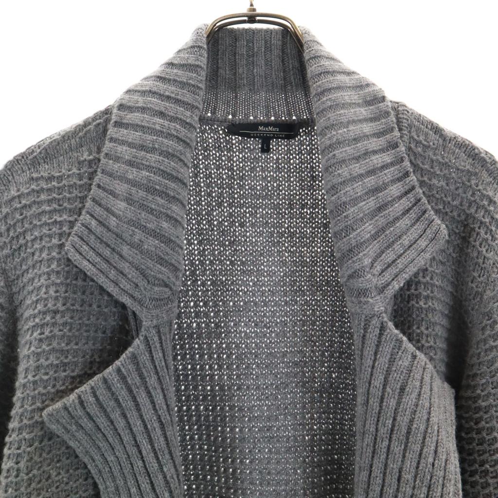 Max Mara WEEKEND LINE Cashmere Blend Long Sleeve Long Knit Cardigan L Men's Used