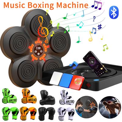 Musik Boxen Maschine Bluetooth-kompatibel Boxen Stanzen Ausrüstung Wand Ziel Smart Training Ziel für Kinder Erwachsene Übung