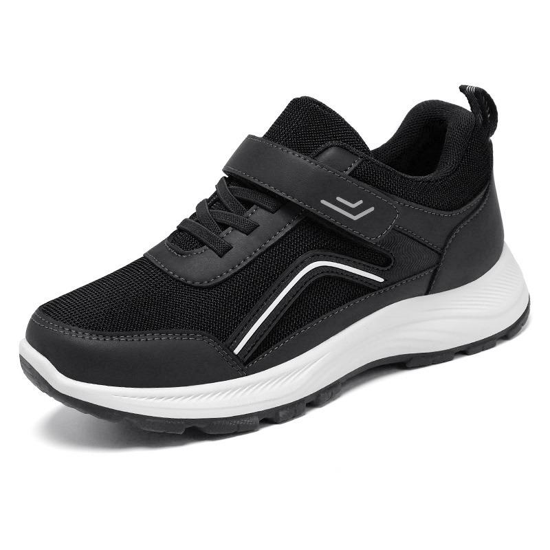 Walking Shoes Shoes for The Elderly Velcro Casual Shoes Breathable Shoes Versatile Single Shoes