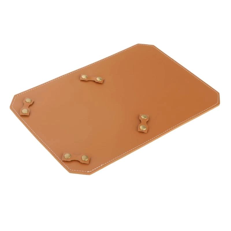 Antiskid Stove Pad Durability Leather Mats Stove Base Hiking Stove Equipment for Camping and Picnics
