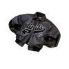 Jackets Y2K Coats Mens Hip Hop Leather Retro Embroidery Jacket Motorcycle Wear Leather Zipper Jacket Coat Streetwear