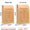 Kraft Paper A4/A3 Document File Bags