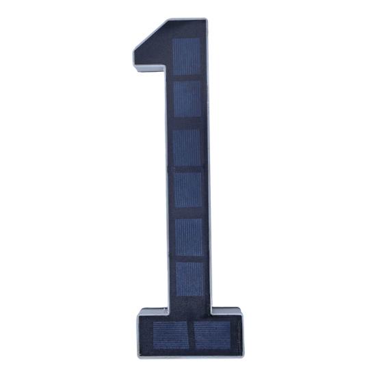 Solar Address Number Sign, LED Lighted House Number for Outdoor, Auto On/Off, Waterproof Garden Door Decoration