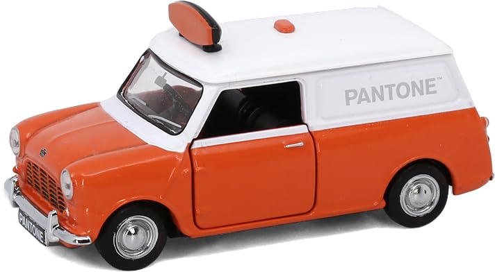 Tiny City Morris Mini Cooper Mk 1 Pantone Color 1/50 (Tigerlily)