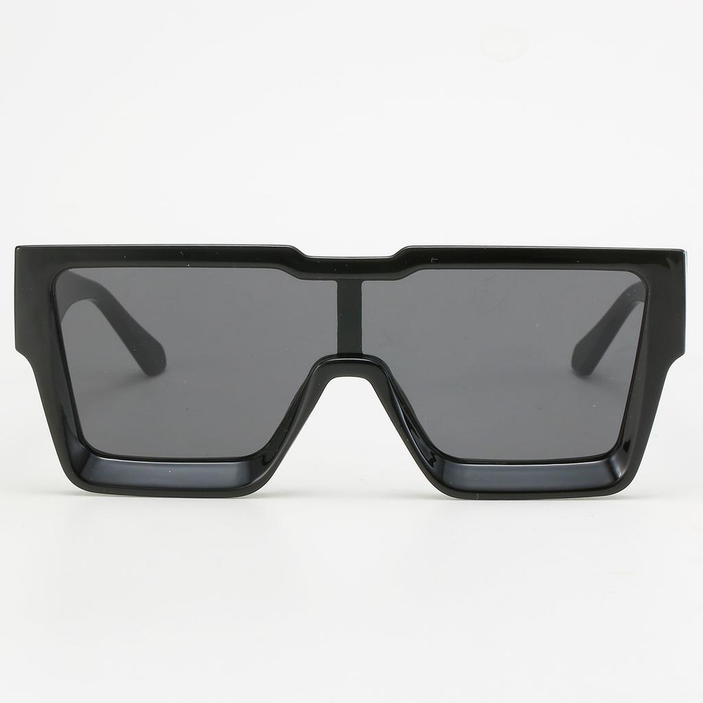 Retro Vintage Black Square Women Sunglasses Luxury Large Frame Gradient Glasses Fashion Cat Eye Oversized
