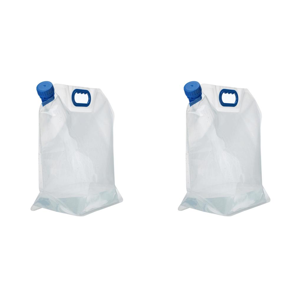 15L Collapsible Water Bottle Canteen with Handle Foldable Water Bottle Eco-Friendly Reusable Canteen for Biking Hiking Travel
