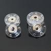 10pcs Invisible Round Transparent Resin Snap Button Plastic Snap Button for Cardigan Overcoat Handbags Sweater Clothes Accessory