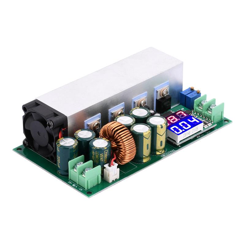 DC12-80V 20A Adjustable Buck Constant Current Constant Voltage with Voltage Current Display 600W Buck Converter Module