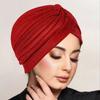 Wrap Style Hijab Caps Elastic Islamic Headband Comfortable Cancer Chemo Hat  Hair Loss