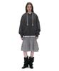 Partimento Woman Pwc Jersey Shirred Tiered Midi Skirt_Melange