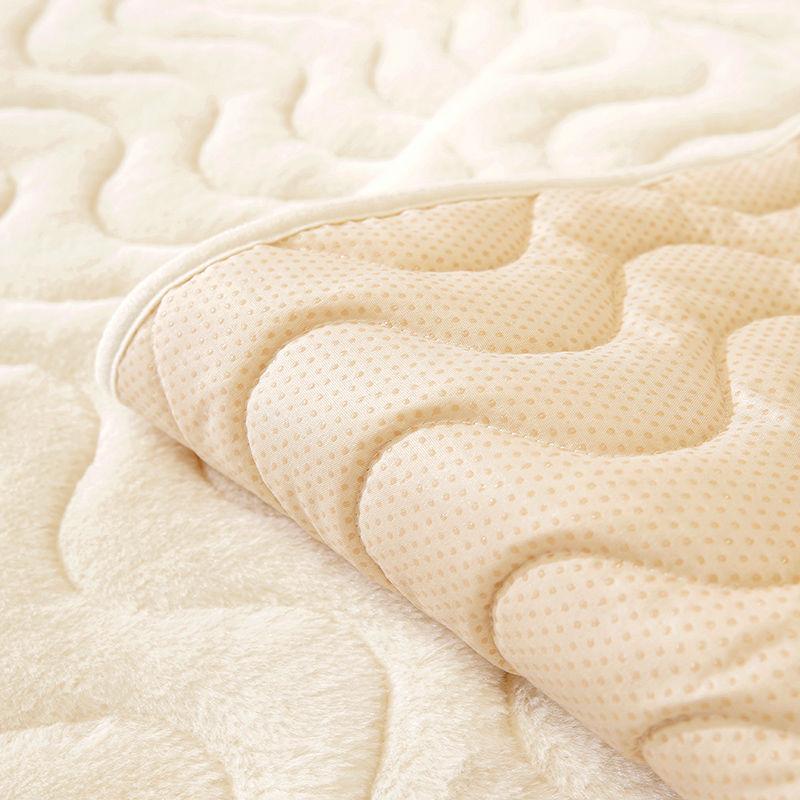 Sofabezug aus Kaninchenplüsch, gehobene Volltonfarbe, gestreift, verdicktes rutschfestes Sofatuch, Wohnzimmer, warme Sofa-Rückenlehne und Armlehnen