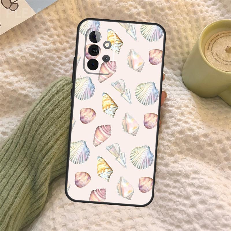 Seashell Shell Sea Art Case For Samsung Galaxy A16 A33 A36 A56 A26 A15 A55 A53 A35 A22 A32 A52 A54 A34 A14 A05 A06