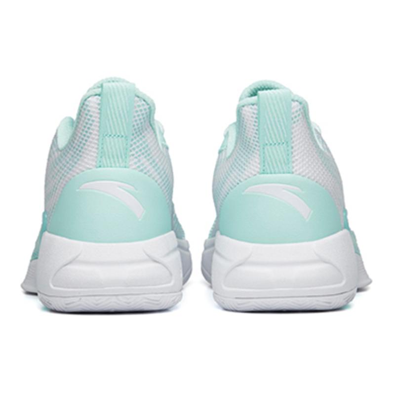 Anta Attack 4 Mid-Top Basketball Shoes Men's White Blue Sneakers 112231603-2