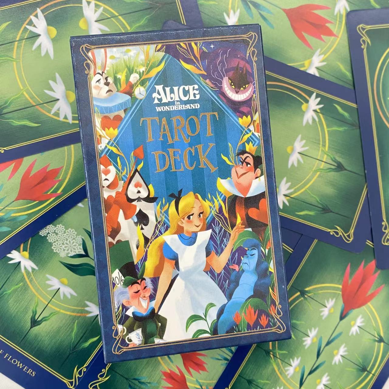 

Карточные игры Таро «Алиса в стране чудес» 10,3*6 см