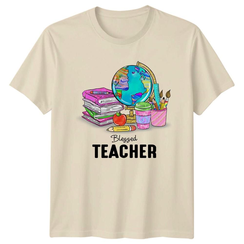 Blessed Teacher TShirt School Classroom Gift For Her