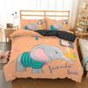 3D Print Elephant /unicorn/animal Twin Bedding Set 140x210cm Ropa De Cama Full Size Quilt Cover Sets For Beds Super Comfortable