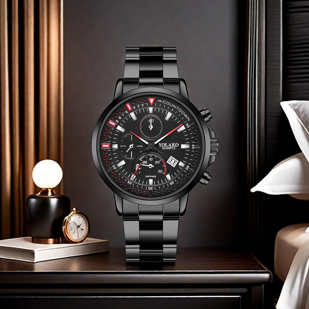 High Quality Quartz Watch Dial Value Display Business and Leisure Waterproof for Sports Running Leisure Outdoor Work