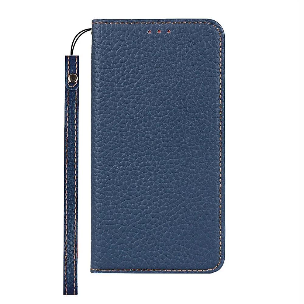 

Magnetic Genuine Cowhide Leather Case for Google Pixel 9 Pro XL 10 8 Pro 8A 7 7A 6 6A 5 4A Card Wallet Stand Flip Cover+Lanyard Pixel9 синий