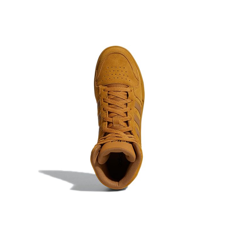 Adidas Neo Entrap Casual Mid-Top Skate Shoes Unisex Skate Shoes Brown Yellow GX4699