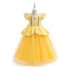 Children's Halloween Sophia Rapunzel Dress - Girls' Puff Sleeve Mesh Costume Gown