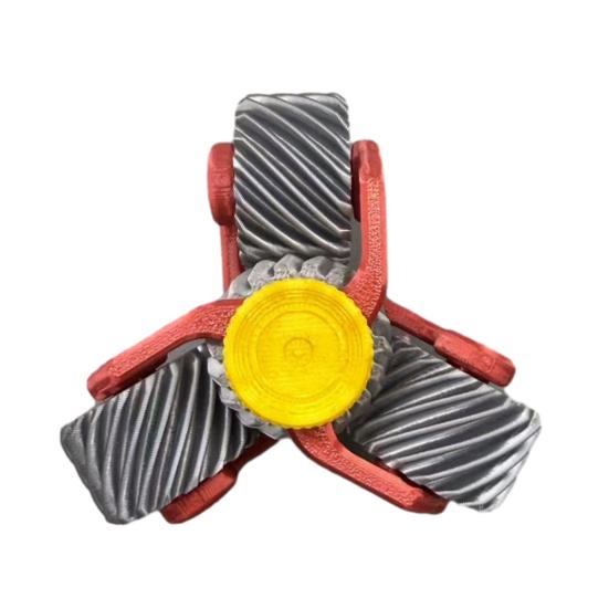 Stress Relief Fidget Spinner 3D Printed Anti-Anxiety Gear Spinning Toy Portable Travel Home Office Finger Roller EDC Desk Toy