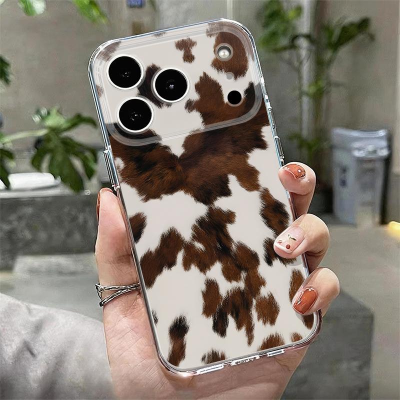 Leopard Print Phone Case For iPhone 17 Pro Max Coque iPhone 16 15 14 13 Pro Max 11 Clear TPU Silicone Soft Cover