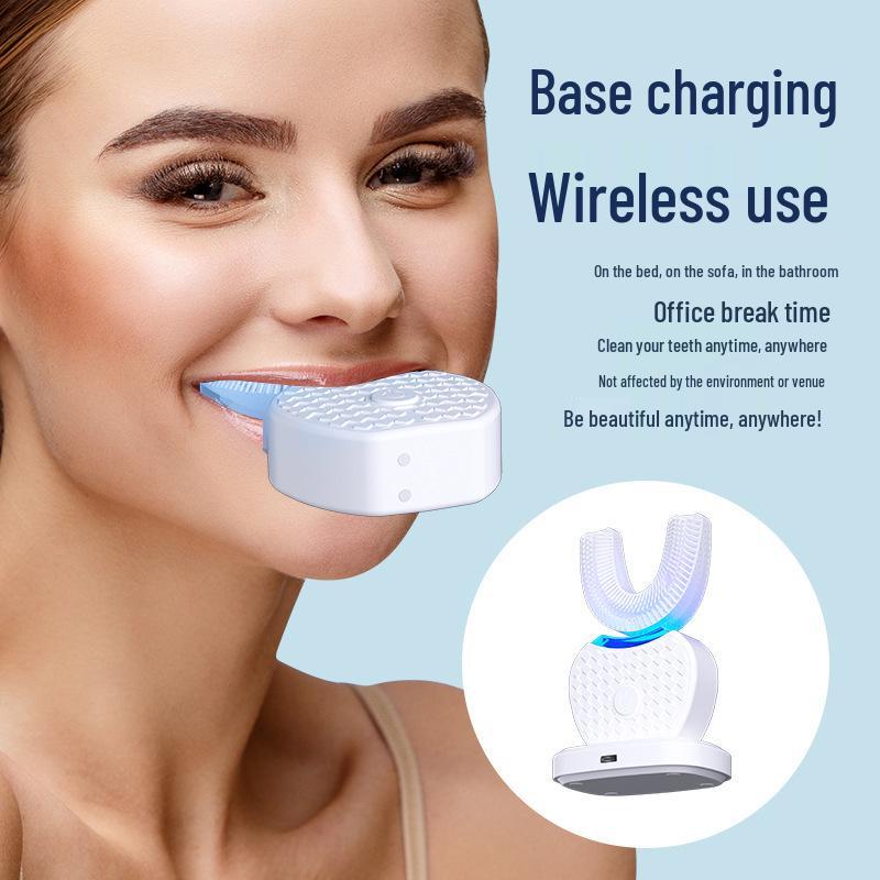 U-Shaped Electric Toothbrush: Automatic Whitening & Cleaning for Adults, Students & Couples