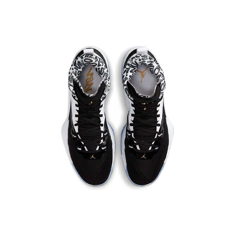 Air Jordan Zion 1 PF Gen Zion Men Sneakers Black White Metallic-Gold DA3129-002