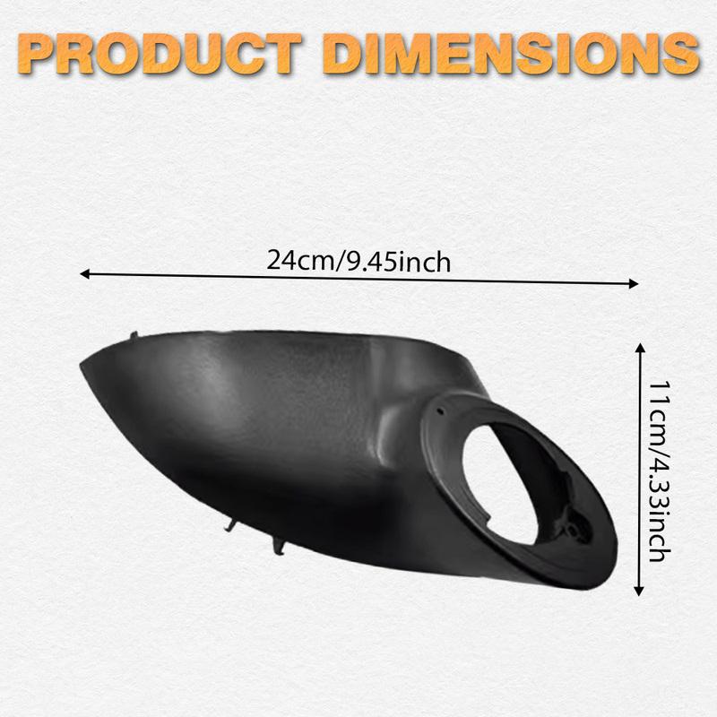 Car Left / Right Side Rearview Mirror Bottom Lower Holder Cover for Ford Fiesta MK7 2009 2010 2011 2012 2013 -2015 EU Version