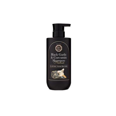 Premium Black Garlic & Curcumin Shampoo 500ml 1pc - Anti Hair Loss & Scalp Care