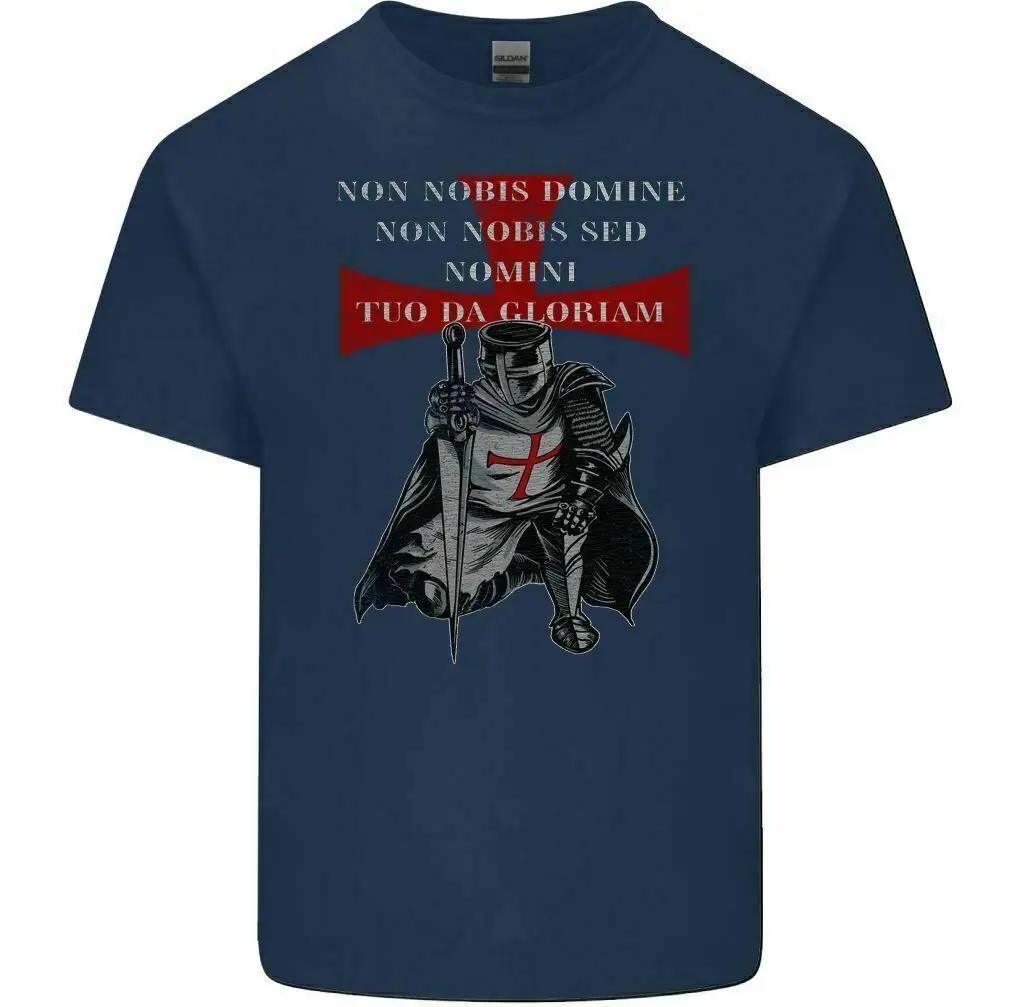 Knights Templar Teutonic Crusaders Saint George Day Cross Prayer T-Shirt. High-quality Cotton Short Sleeve O-Neck Mens T Shirt