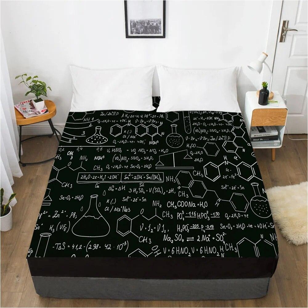Lenzuolo con angoli lenzuolo con un elastico 150x200/180/200/160x200 Coprimaterasso Copriletto 1 pz Formula geometria