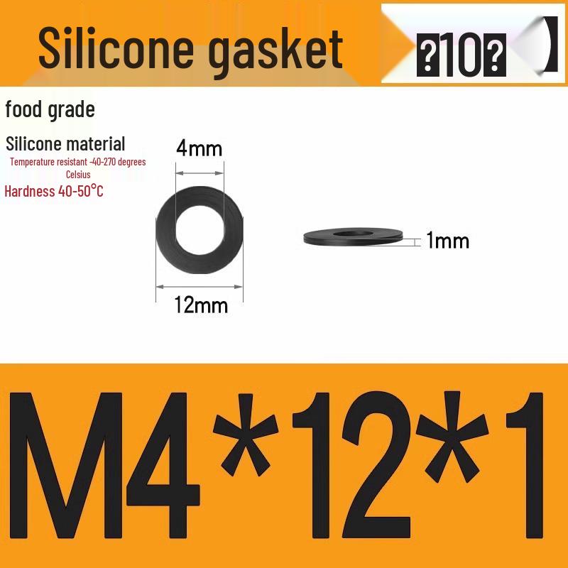 Silicone High-Temp Waterproof Gasket & Shock Absorbing Seal Pad