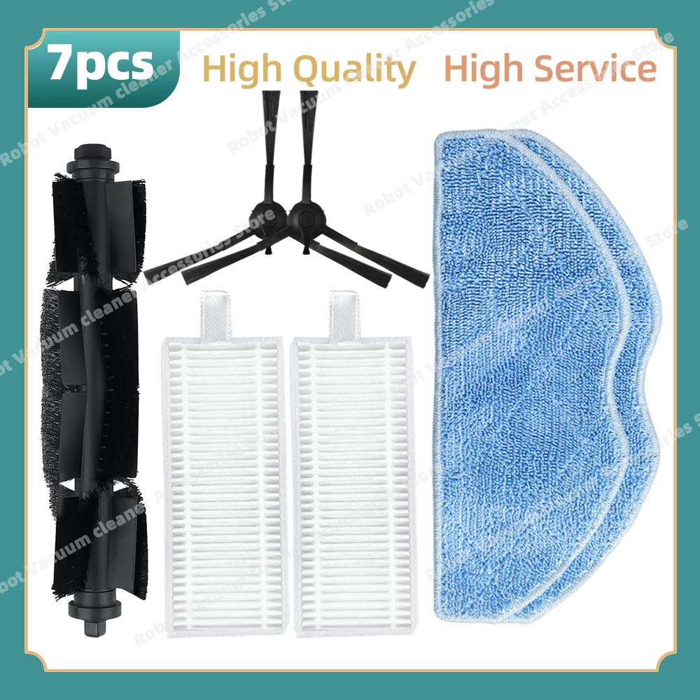 Compatible For Rowenta X-Plorer S135 S135+ / S140 S140+ / RR91C5WH RR91D5WH RR9177WH RR9197WH Parts  Main Side Brush Filter Mop