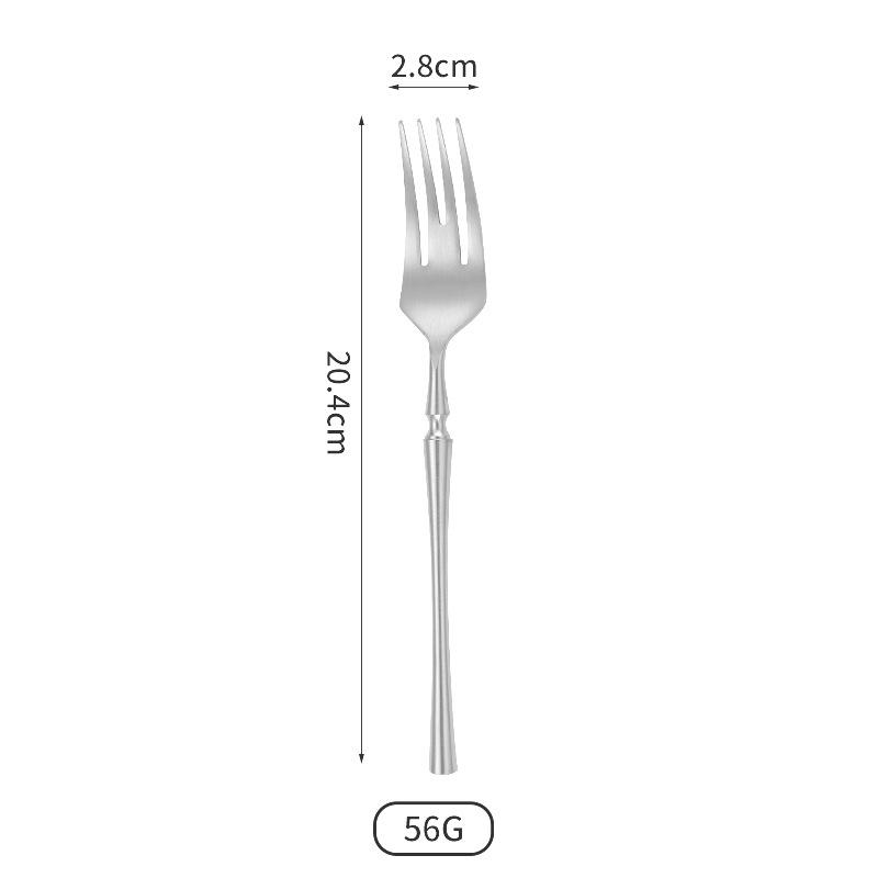 304 Edelstahl Messer Gabel Löffel Hotel Restaurant Western Geschirr Verdickt Kreative Kleine Baroon Taille Hüpfendes Messer und Gabel
