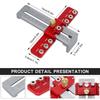 Adjustable Drill Guide Template Fast Drill Guide Hole Punch Locator  Door Installation