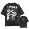 Jujutsu Kaisen Kenjaku Manga Panel Vintage Washed Oversized T-Shirt | Unisex Anime Streetwear Tee