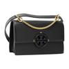 Tory Burch Miller Monochrome Logo Adjustable Shoulder Strap Leather Crossbody Bag Small Women Bags Black 91187-001