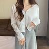 Women's Loose Drawstring Hooded Long-Sleeve Short Sweatshirt - Early Autumn 2026, Trendy Regular Shoulder Top